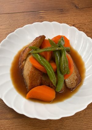 いんげんとさつま揚げの煮物-レシピのメイン写真
