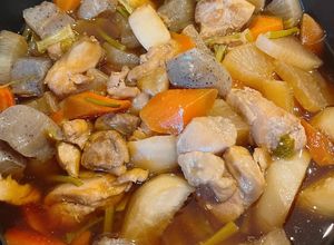 鶏もも、大根、にんじん筑前煮風煮物-レシピのメイン写真