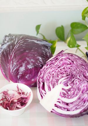 超簡単！栄養たっぷり映え副菜✨紫キャベツ-レシピのメイン写真
