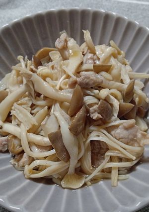 美味しいヘルシーキノコと豚の重ね蒸し-レシピのメイン写真