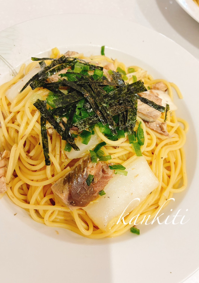 サバ缶と白菜の簡単！旨パスタ-レシピのメイン写真