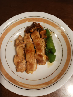 鶏ももの照り焼き・椎茸ピーマン添え-レシピのメイン写真