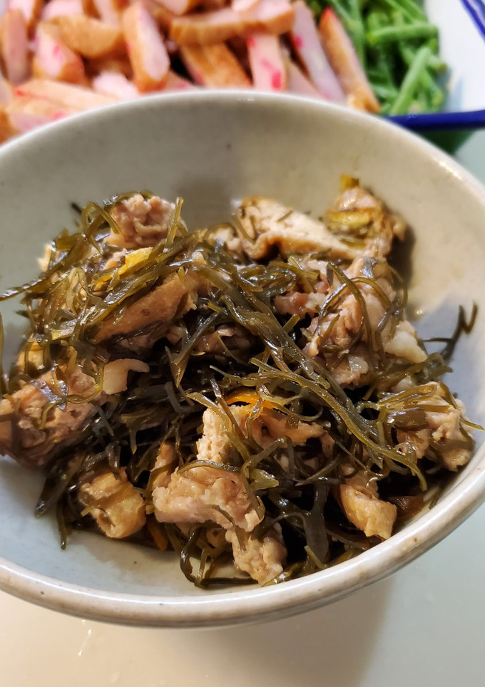 切り昆布と豚肉の炒め煮マーマレード風味-レシピのメイン写真