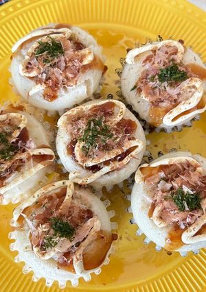 冷凍たこ焼きで簡単！たこ焼き風蒸しパン-レシピのメイン写真