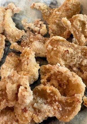 鶏皮のカリカリ唐揚げ-レシピのメイン写真