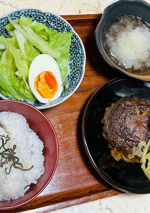【健康介護】椎茸の肉詰め-レシピのメイン写真