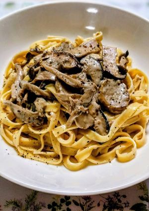 きのこ満載ボルチーニパスタ-レシピのメイン写真