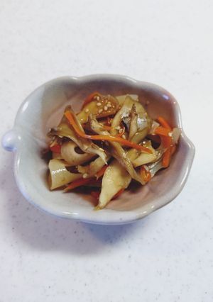 れんこんと舞茸の中華和え【腸活レシピ】-レシピのメイン写真