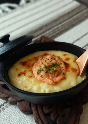 明太子マヨと醤油餅の和風グラタン-レシピのメイン写真