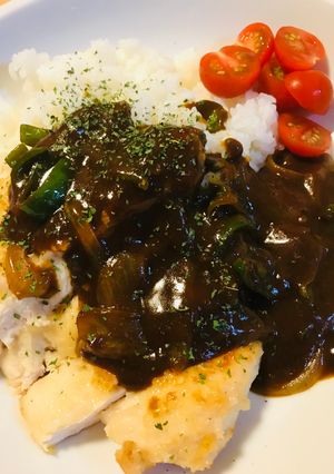1袋で2皿！かさ増しチキンカツカレー-レシピのメイン写真