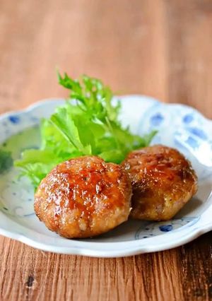 豚こまもちもちバーグ【作り置き】-レシピのメイン写真
