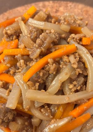 にんじんとカブとこんにゃくの煮物-レシピのメイン写真
