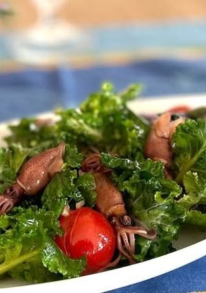 プチヴェールとホタルイカのソテー-レシピのメイン写真