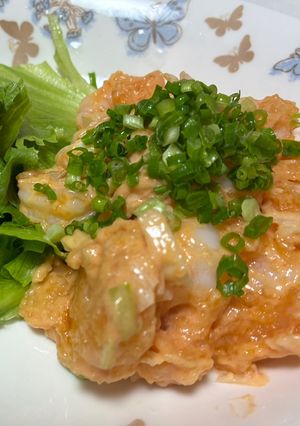 ぷりぷりエビマヨ😋背わたナシ冷凍海老で簡単調理🍤-レシピのメイン写真