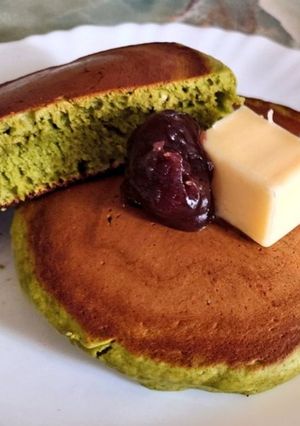 抹茶のホットケーキ-レシピのメイン写真