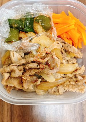 お弁当一人分の美味しい生姜焼き-レシピのメイン写真