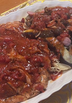 クリスマスメニュー🎄簡単🧑‍🎄鶏肉トマト煮🪅-レシピのメイン写真