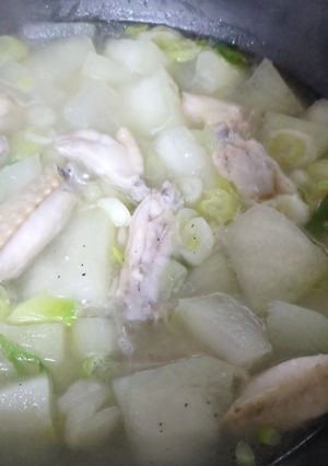冬瓜の鶏スペアリブのスープ煮-レシピのメイン写真