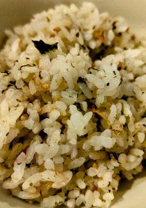 簡単!ワカメと魚粉の混ぜご飯!-レシピのメイン写真