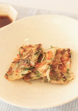 野菜たっぷりカリカリチヂミ-レシピのメイン写真
