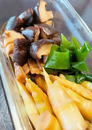 お弁当に♡月山筍としいたけの煮物-レシピのメイン写真