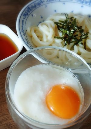 爆速！月見とろろうどん♪-レシピのメイン写真