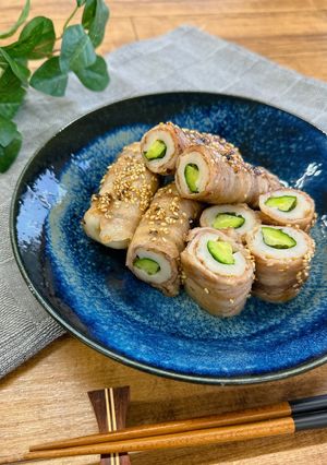 ちくわきゅうりの肉巻き-レシピのメイン写真