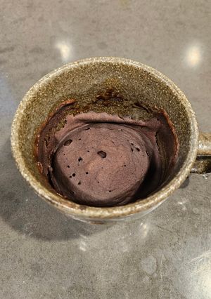 レンジで米粉マグケーキ（卵・油不使用）-レシピのメイン写真