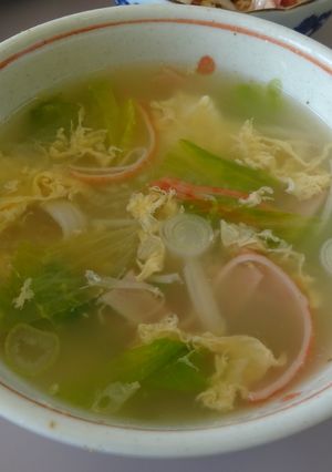 中華風レタススープ-レシピのメイン写真