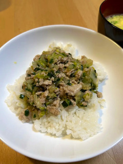 ギョーザの具丼-レシピのメイン写真