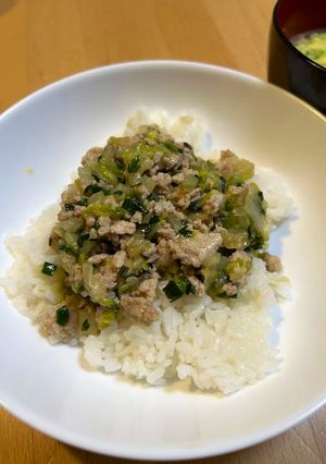 ギョーザの具丼-レシピのメイン写真
