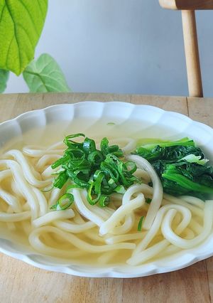 茅乃舎だしのうどん☆簡単昼食☆胃腸炎に-レシピのメイン写真