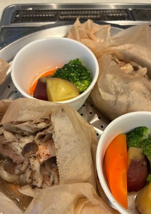 おかんレシピ𓀤𓀣蒸し料理~鮭と根野菜-レシピのメイン写真