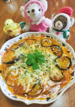 【ナスとチーズの重ね焼き】美味しいヨ-レシピのメイン写真