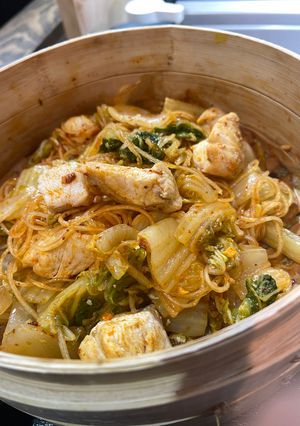 ⭕️鶏むね肉と白菜、春雨の旨み蒸し-レシピのメイン写真
