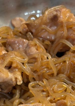 鶏肉としらたきの煮物-レシピのメイン写真