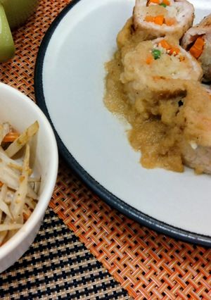 豚巻きおろしだれ-レシピのメイン写真