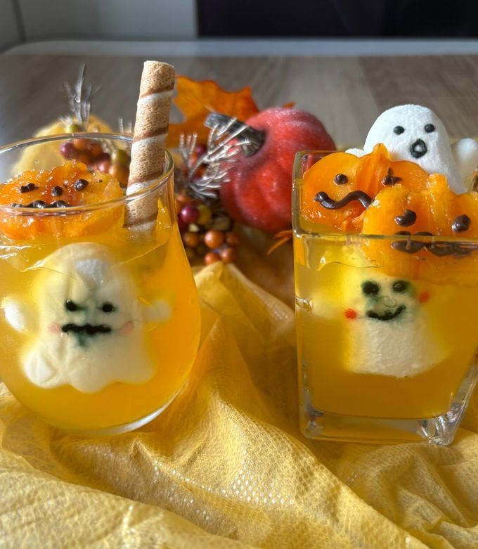 ハロウィンオレンジゼリー by イノム～ 【クックパッド】 簡単おいしい