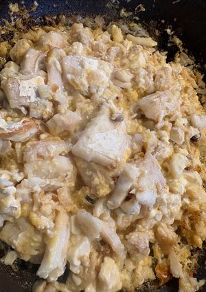 超簡単！真鯛と豆腐のピカタ風炒め-レシピのメイン写真