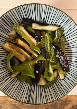 なすとピーマンの酢醤油麹和え-レシピのメイン写真