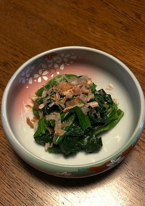 ほうれん草のお浸し-レシピのメイン写真