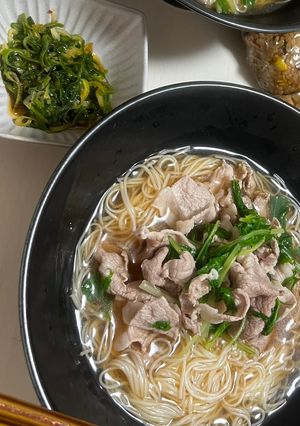 醤油ラーメン風そうめん-レシピのメイン写真