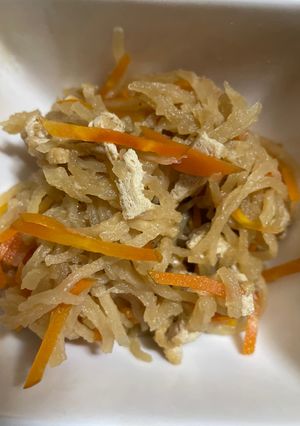 フライパンでもどす、切り干し大根の煮物-レシピのメイン写真