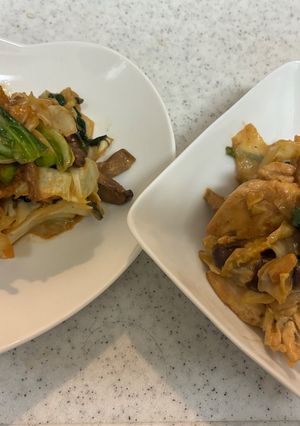 しっ鶏胸肉味噌マヨダレ炒め-レシピのメイン写真