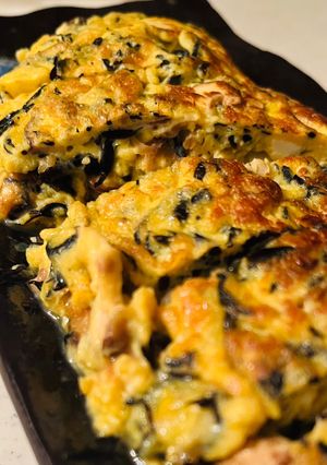 ごはんがすすむ！ひじき入り玉子焼き-レシピのメイン写真