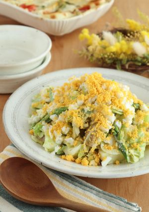 春野菜たっぷりミモザサラダ柚子胡椒マヨ味-レシピのメイン写真