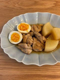 大根と鶏肉の照り照り煮-レシピのメイン写真