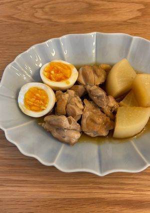 大根と鶏肉の照り照り煮-レシピのメイン写真