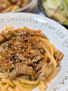 プルコギ風焼きうどん-レシピのメイン写真