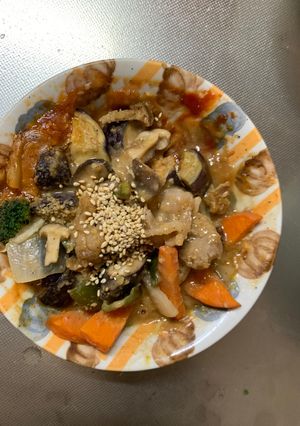 レンジ味噌ケチャ南蛮味回鍋肉風甘酢酢豚-レシピのメイン写真